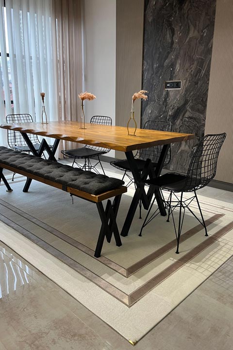 Mor Halı Oturma Odası Halıları