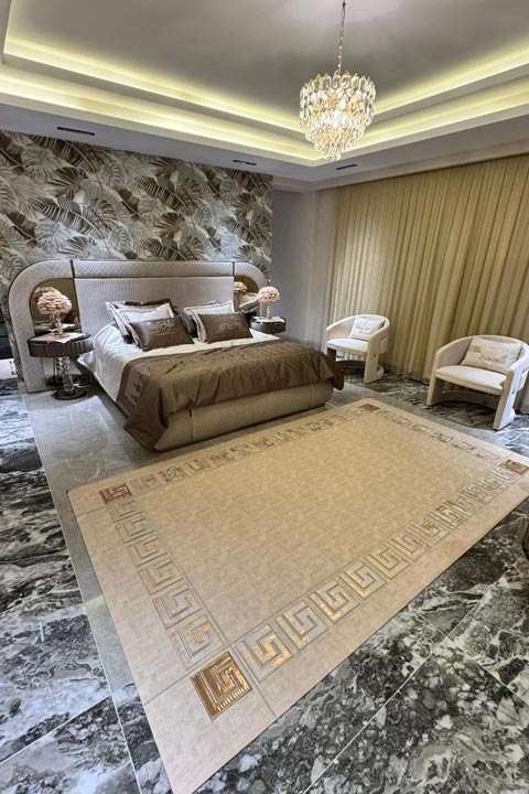 Mor Halı Yatak Odası Halı Modelleri